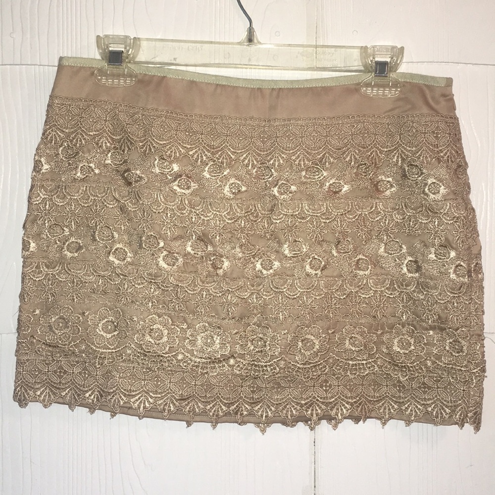 Tini Lili Gold Lace Mini